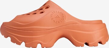 ADIDAS BY STELLA MCCARTNEY Beach & Pool Shoes in Orange: front