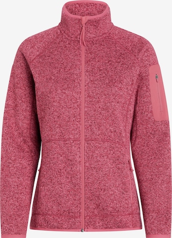 MCKINLEY Athletic Fleece Jacket 'Skeena' in Red: front