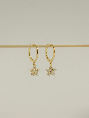 Hey Happiness - Pendientes 'Floweret' en oro