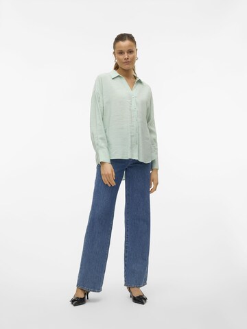 VERO MODA Blouse 'VMQueeny' in Groen