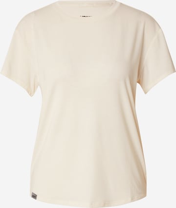 Hoka One One - Camiseta funcional 'ESSENTIAL' en blanco: frente