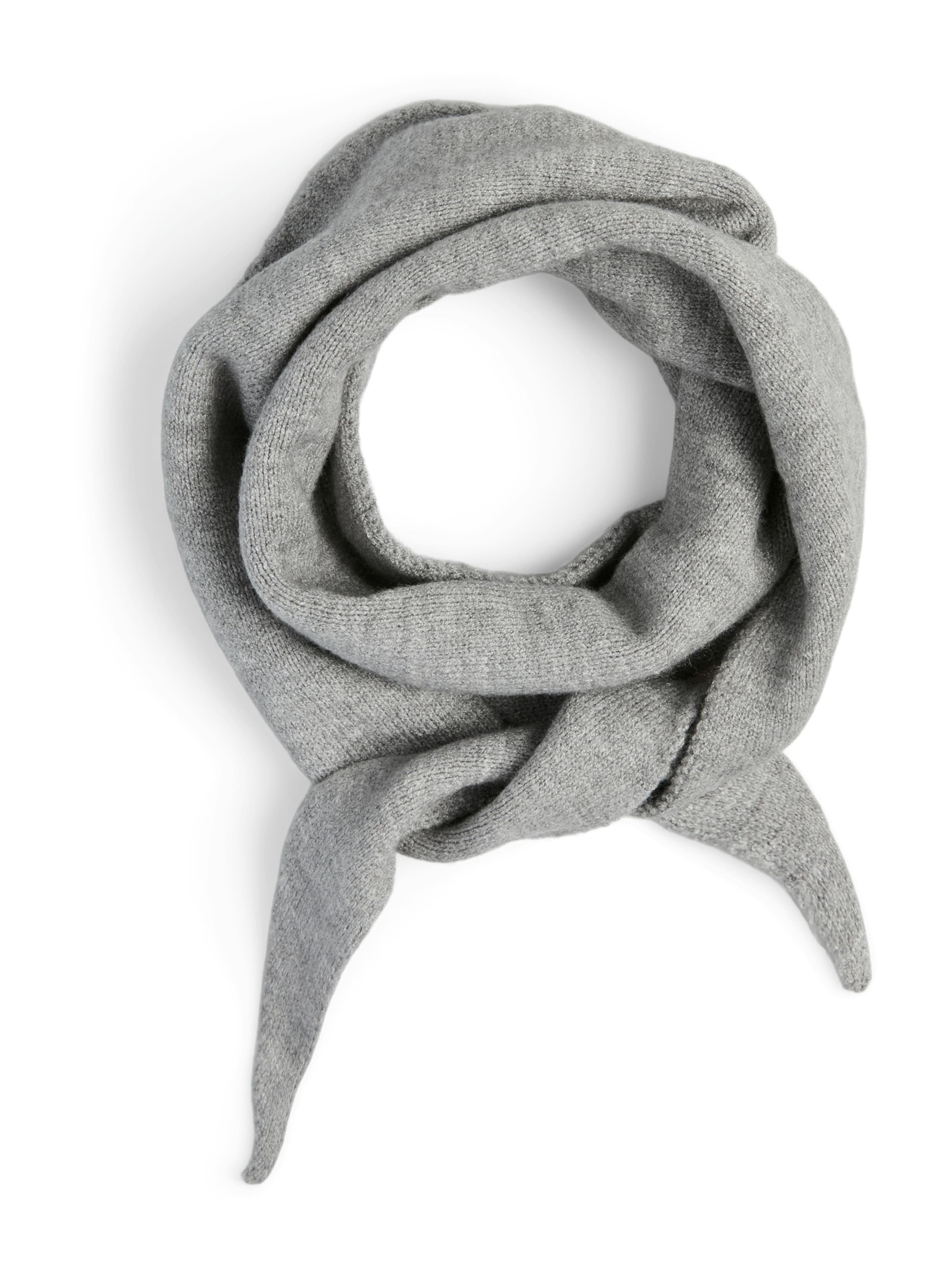 PIECES Schal 'PCKOMMA' in Grau: Vorderseite