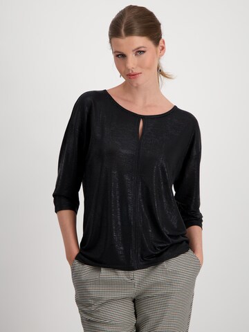 T-shirt monari en noir : devant
