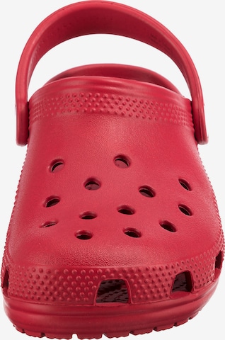 Calzatura aperta di Crocs in rosso