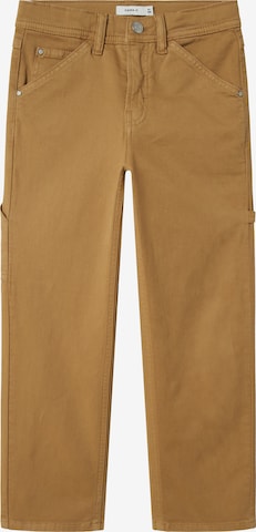 NAME IT Regular Pants 'NKMRyan' in Green: front