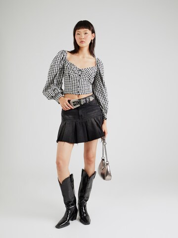 Monki Blouse in Black
