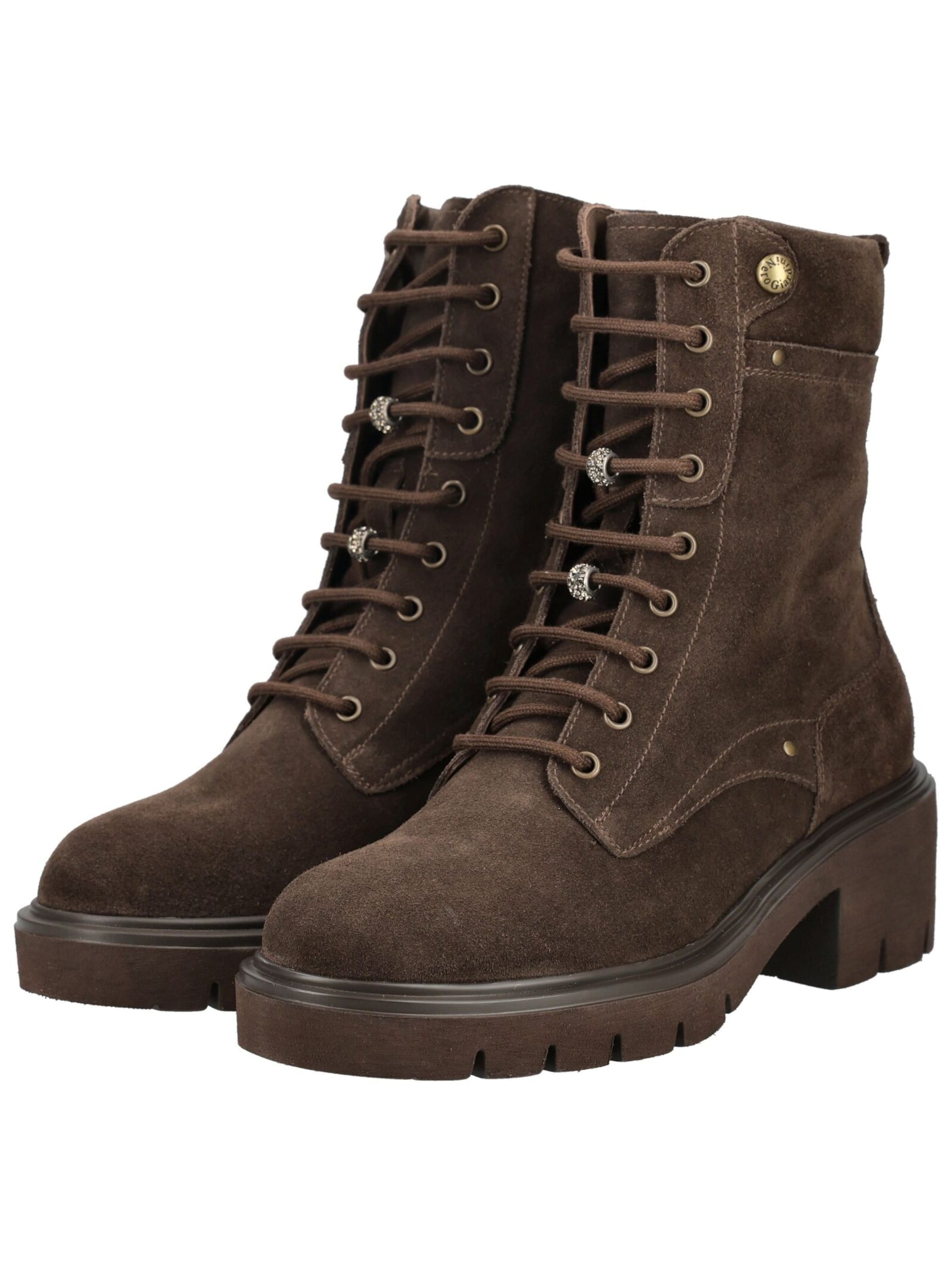 Bottines à lacets Nero Giardini en marron