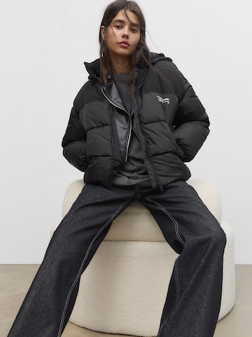 Pull&Bear Jacke 'PACIFIC' in Schwarz