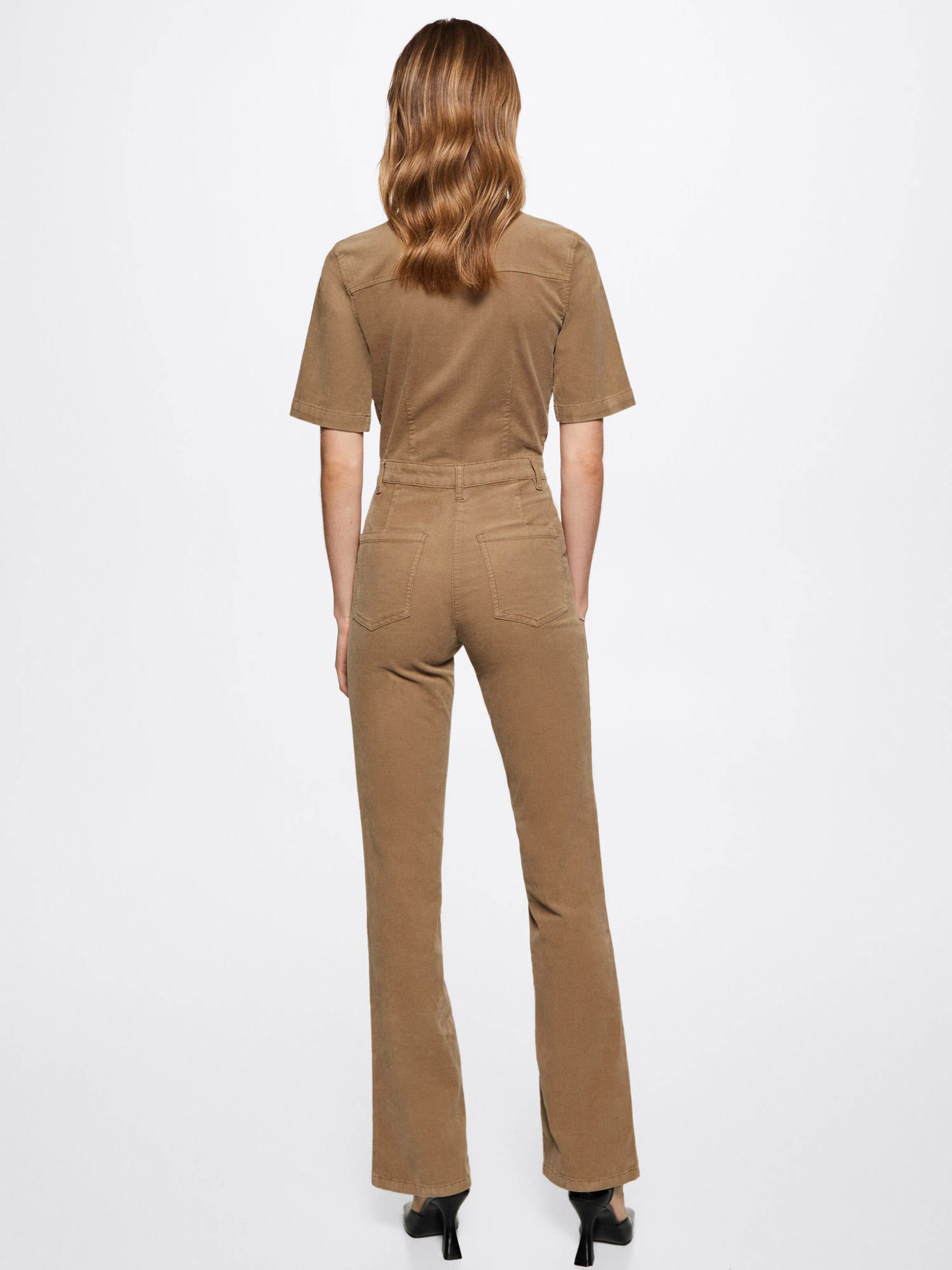 jumpsuit mango braun