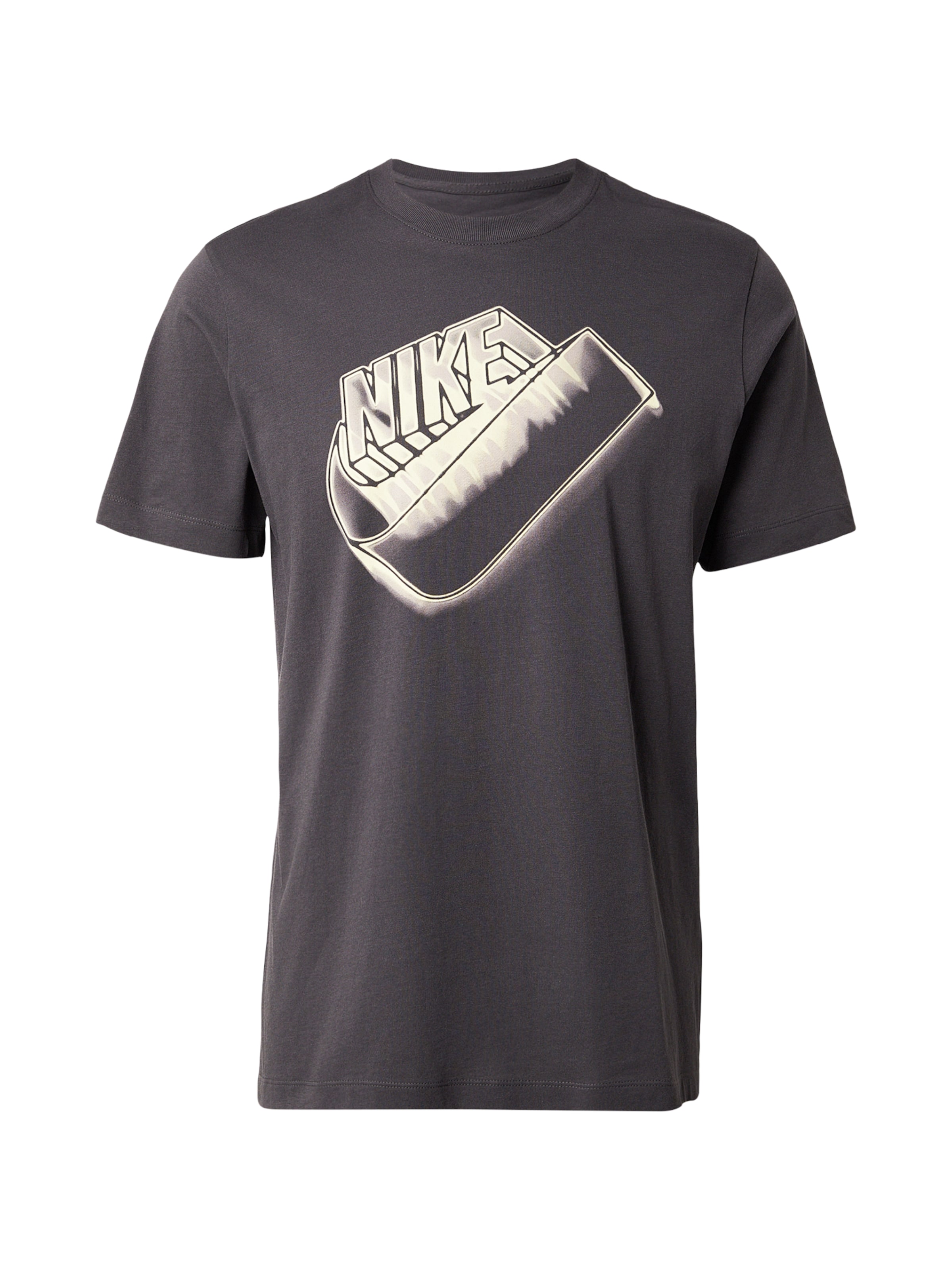 Nike Sportswear T-Shirt 'FUTURA' en beige / anthracite, Vue avec produit