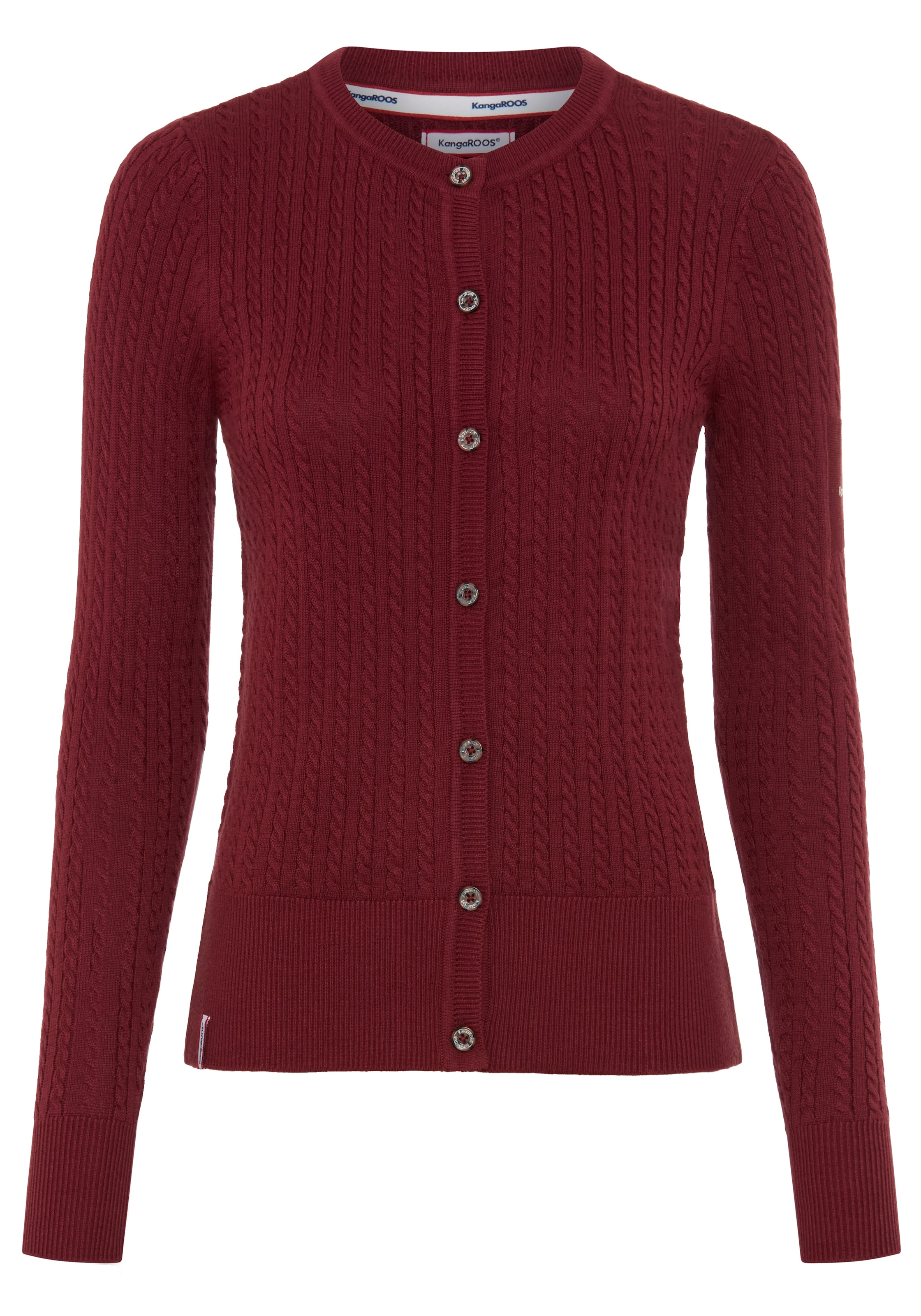 KangaROOS Strickjacke in Rot: Vorderseite