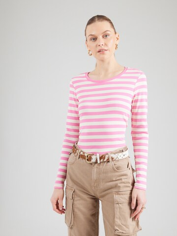 NÜMPH T-shirt 'MIXIE' i rosa: framsida