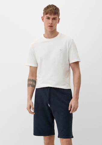 s.Oliver Regular Broek in Blauw: voorkant