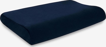 Aspero Pillow 'Annan' in Blue: front
