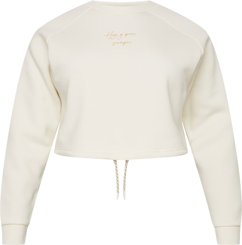 Guido Maria Kretschmer Curvy Collection Sweatshirt 'Maggie' in Weiß
