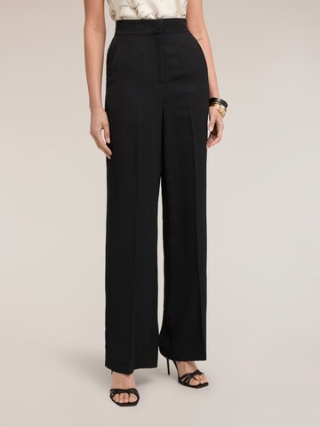 Wide Leg Pantalon MOTIVI en noir : devant