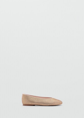 MANGO KIDS Ballet Flats 'Aila' in Gold