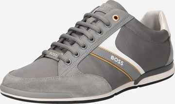 Sneaker bassa 'Saturn' di BOSS in grigio: frontale