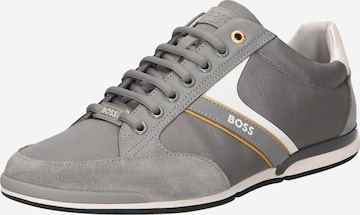 BOSS Orange Sneakers 'Saturn' in Grey: front