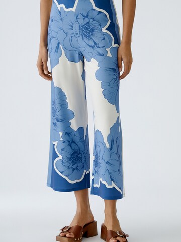 OUI Wide leg Pants in Blue: front
