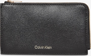 Calvin KleinNovčanik - crna boja: prednji dio