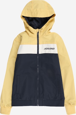 Veste mi-saison 'Rush' Jack & Jones Junior en jaune : devant