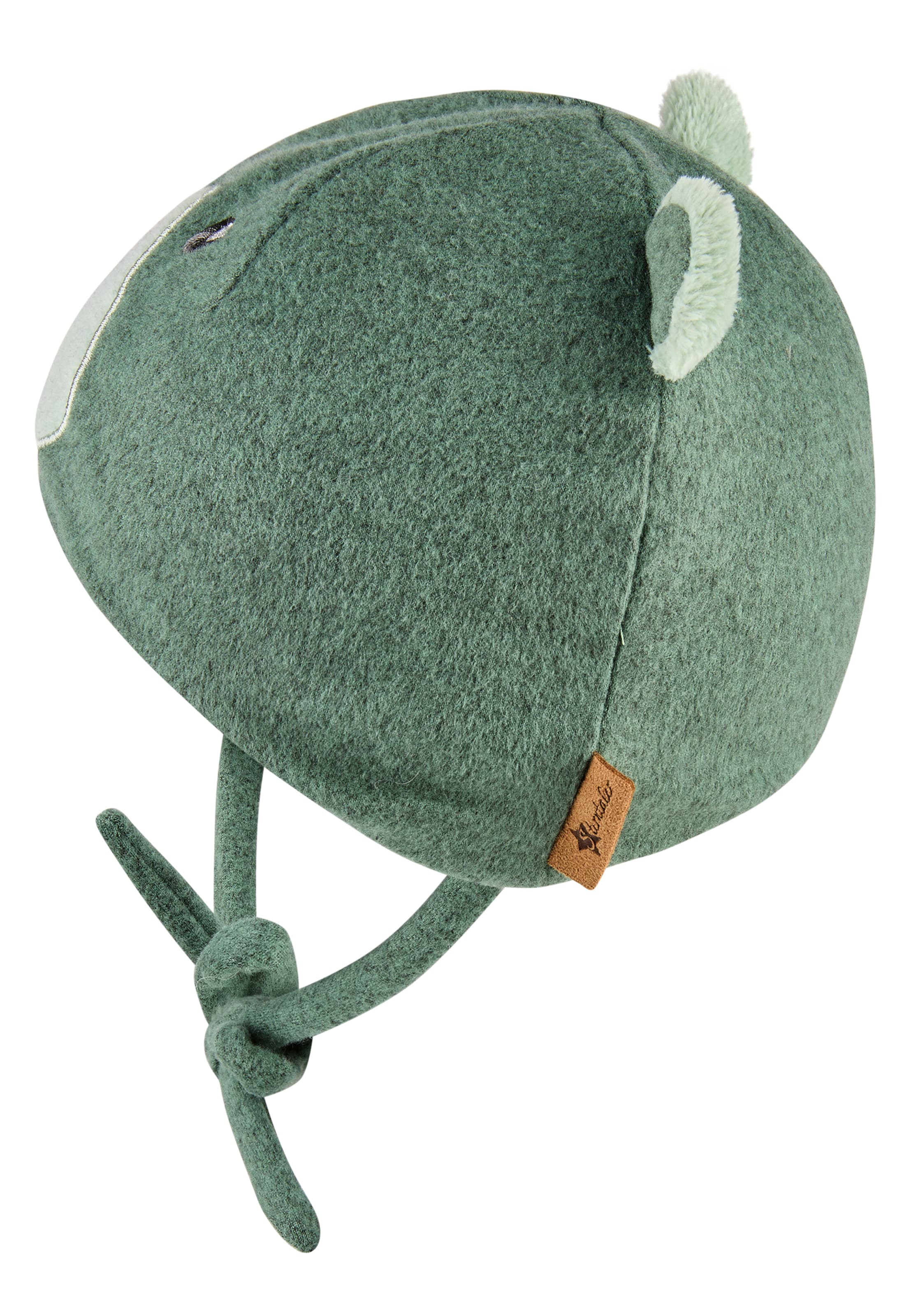 STERNTALER Beanie 'Bär' in Green