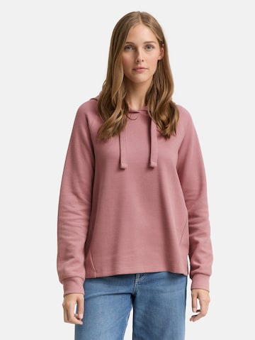 TOM TAILOR DENIM Sweatshirt in Pink: front