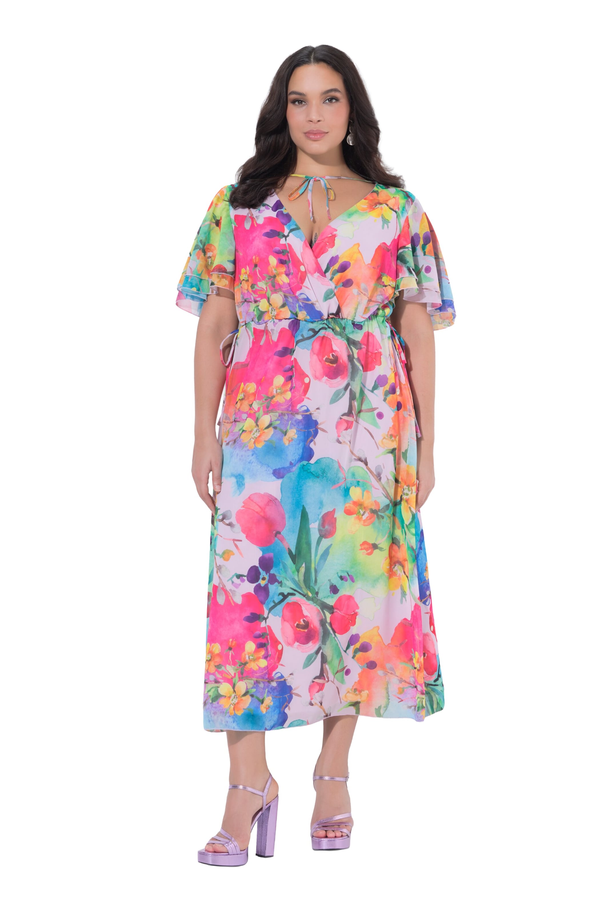 Ulla Popken Kleid in Mischfarben: Vorderseite