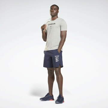 Regular Pantalon de sport Reebok en bleu