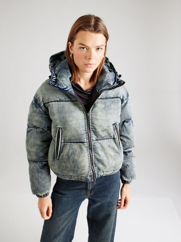 DIESEL Jacke 'W-AVES' in Blau: Vorderseite