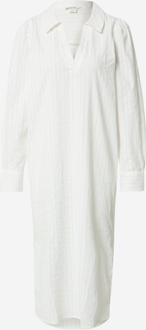 Robe-chemise Monki en blanc : devant