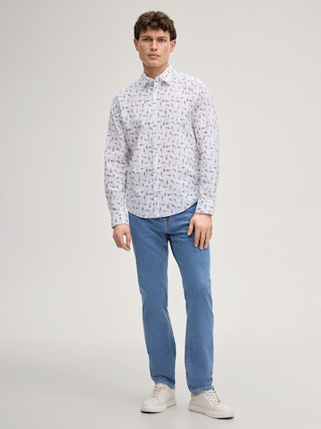 Coupe regular Chemise 'Hansen' JOOP! Jeans en blanc