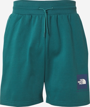 regular Pantaloni di THE NORTH FACE in verde: frontale