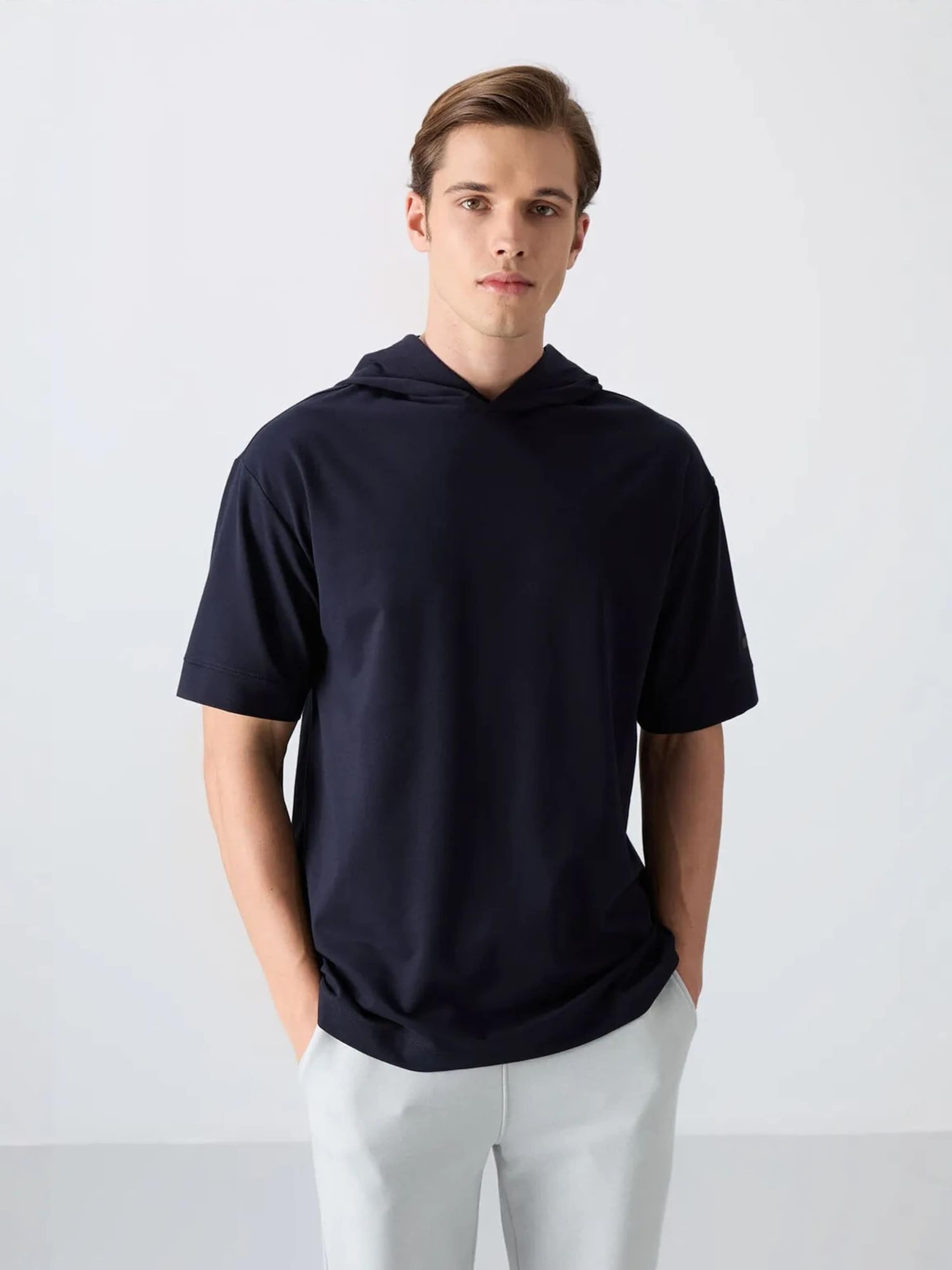 Tommy Life - Camisa em azul: frente