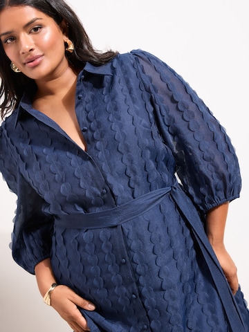 Rochie tip bluză de la Lipsy pe albastru