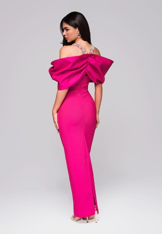Ombre Evening dress in Pink