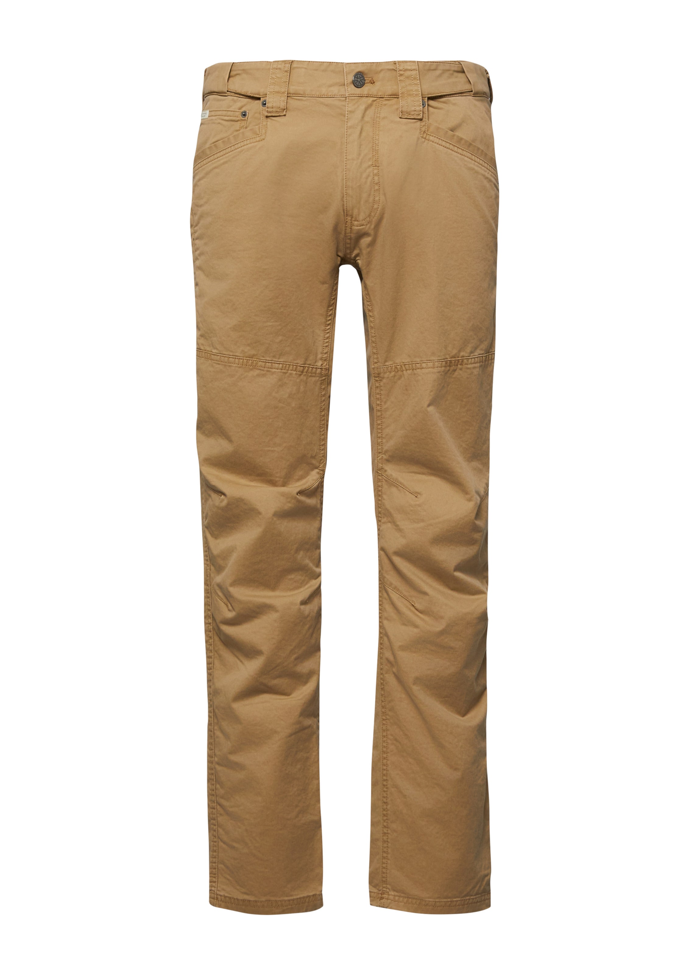 Regular Pantalon chino ' SEATTLE ' s.Oliver en marron : devant