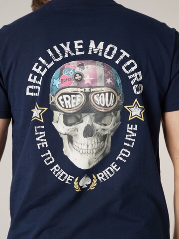 T-Shirt 'DEKARI' Deeluxe en bleu