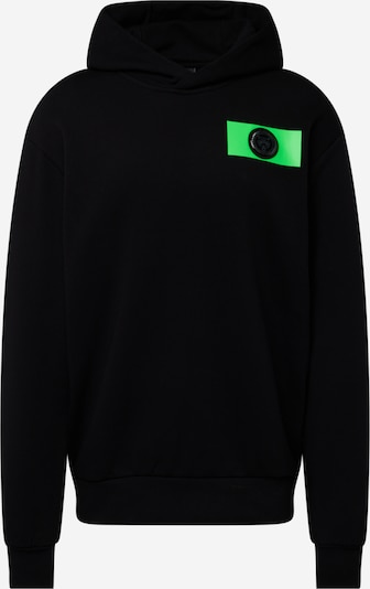 Plein Sport Μπλούζα φούτερ σε ανοικτό πράσινο / μαύρο, Άποψη προϊόντος