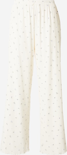 Pižaminės kelnės 'Daisy' iš Hunkemöller, spalva – mėlyna / pastelinė mėlyna / alyvuogių spalva / balta, Prekių apžvalga