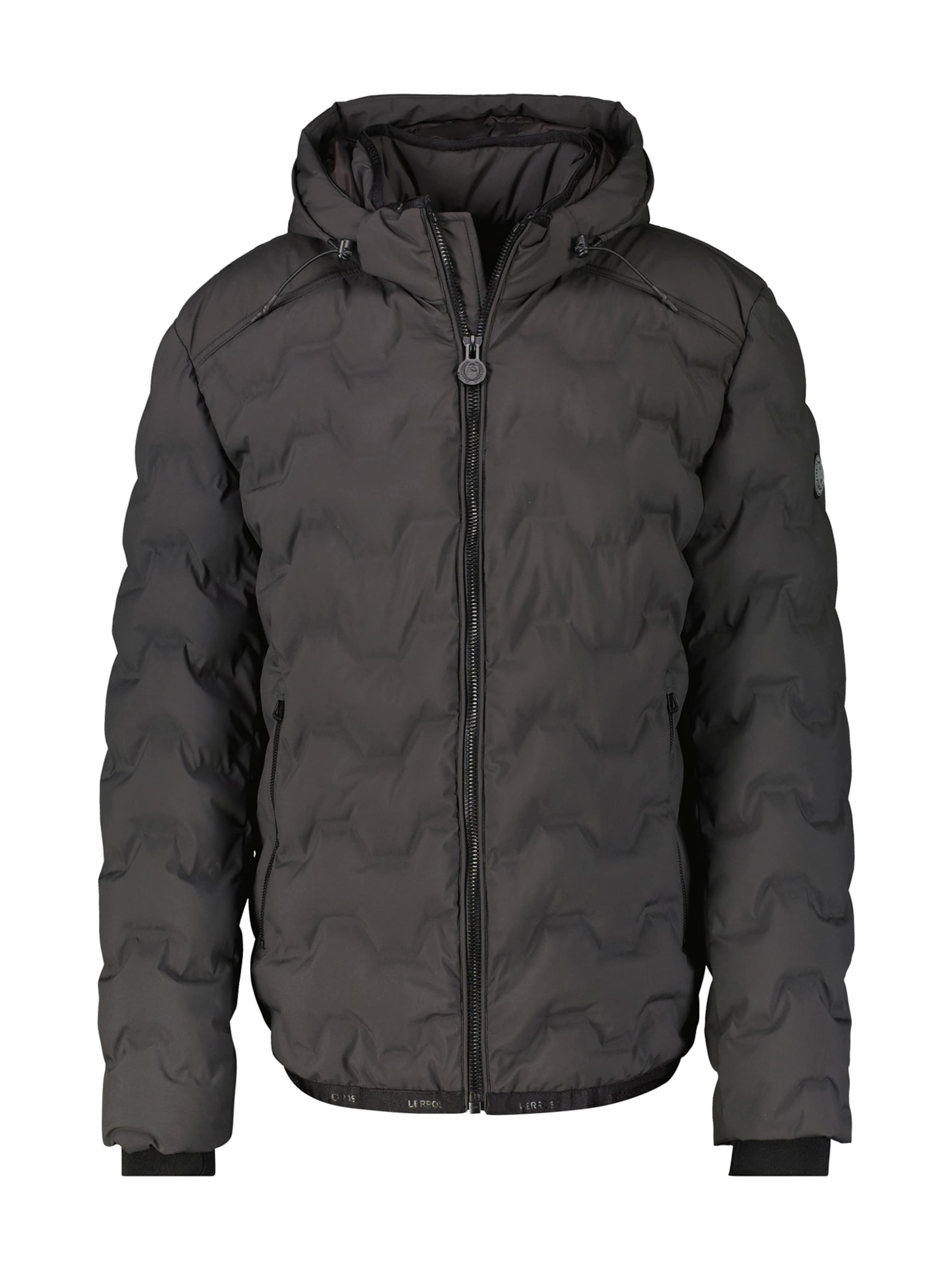 LERROS Winter jacket in Black: front