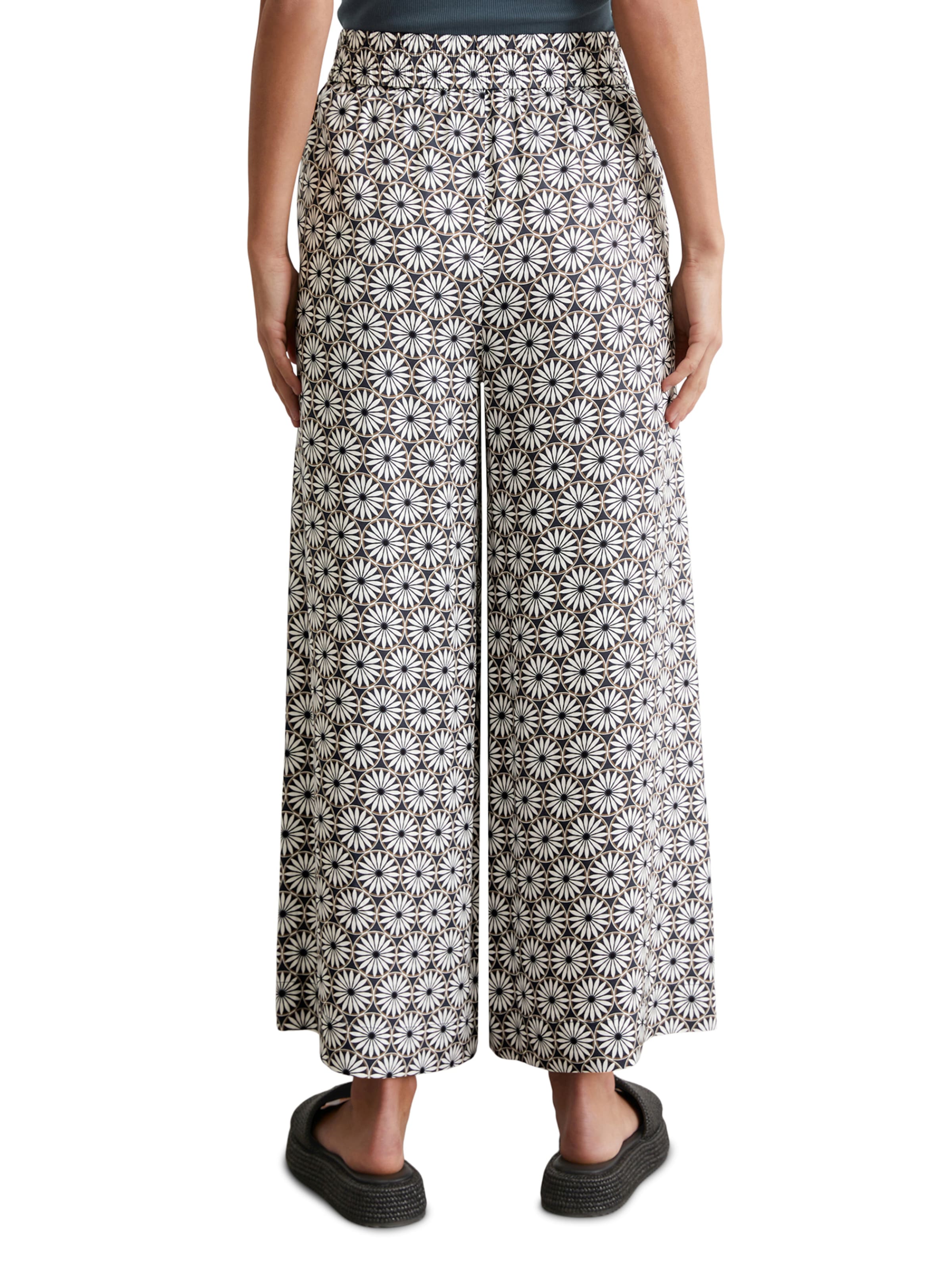Marc O'Polo Wide Leg Hose in Blau
