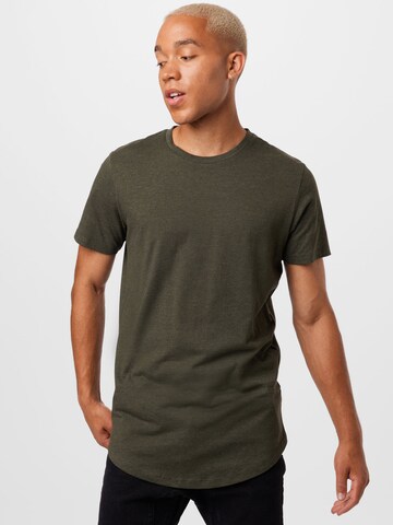 Tricou 'Noa' de la JACK & JONES pe verde: față