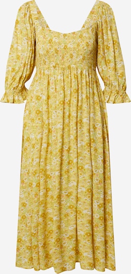 EDITED Košeľové šaty 'Maleah' - horčicová / medová / svetlozelená / staroružová / biela, Produkt