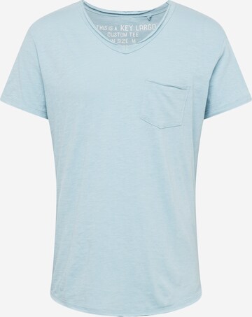 T-Shirt 'WATER' Key Largo en bleu : devant