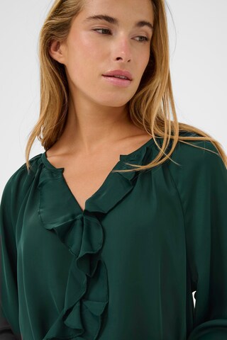 Kaffe Bluse in Grün