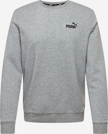 Sweat de sport 'Essentials' PUMA en gris : devant