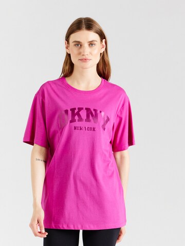 DKNY Performance Funktionsshirt in Lila: Vorderseite