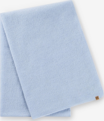 CAMEL ACTIVE Strickschal aus 100 % Kaschmir in Blau: Vorderseite